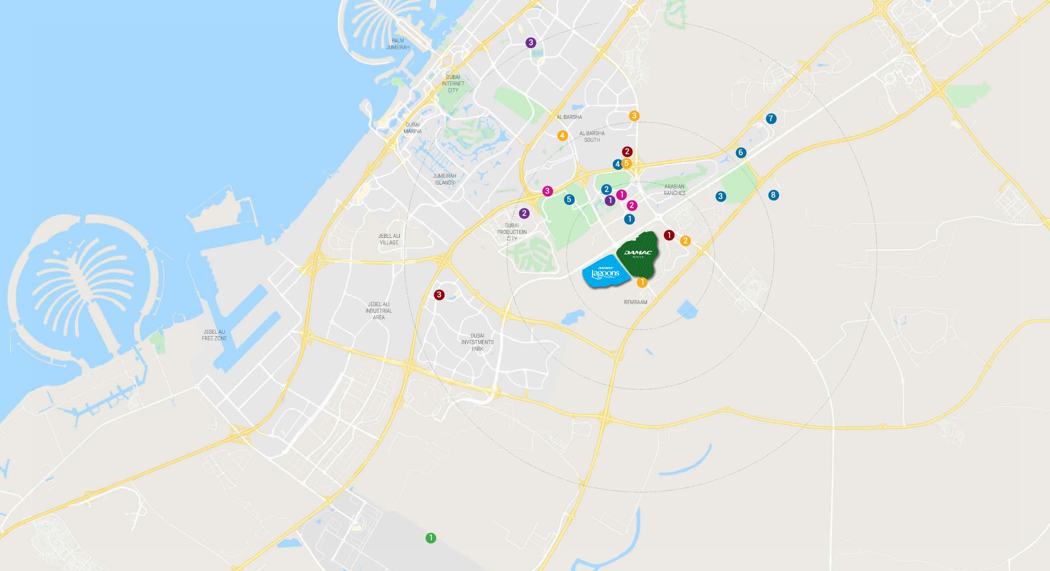 Malta at Damac Lagoons location