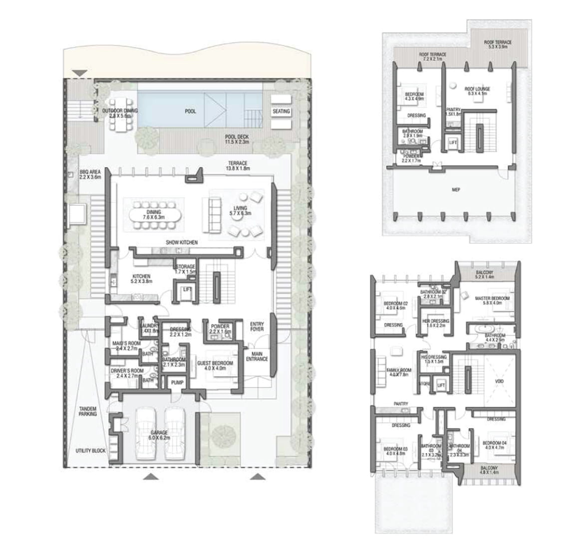 Indigo Ocean Floor Plan
